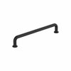 Amerock Factor 6-5/16 inch 160mm Center-to-Center Matte Black Cabinet Pull BP37381FB